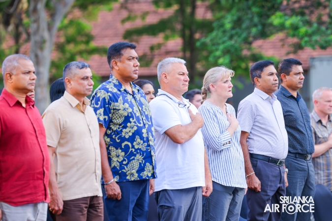 The Sri Lanka Air Force Performing Arts Wing joined the United States Air Force Band of the Pacific