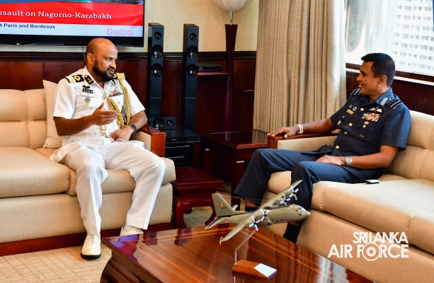 DEFENCE ADVISOR AT BANGLADESH HIGH COMMISSION IN SRI LANKA MAKES FAREWELL CALL ON THE COMMANDER
