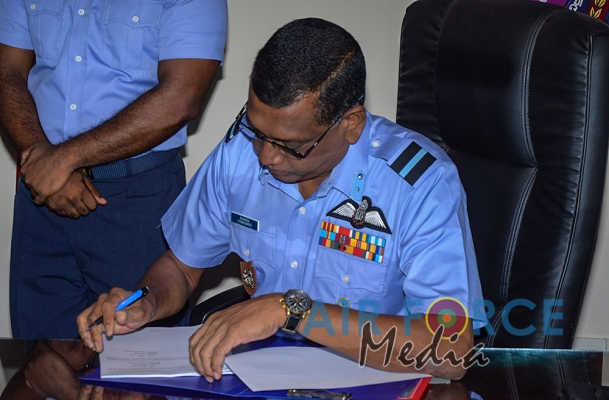 Change of Command at SLAF Base Anuradhapura