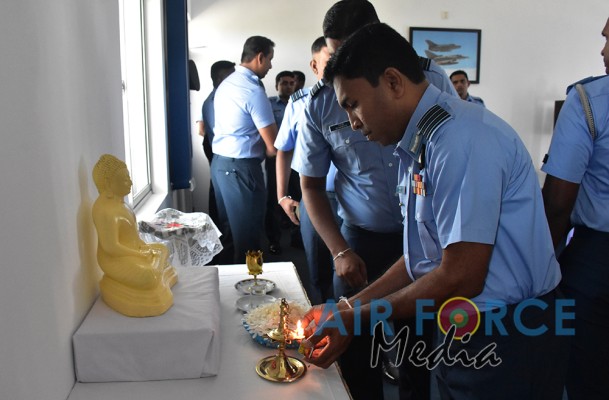 Change of Command at SLAF Base Hingurakgoda