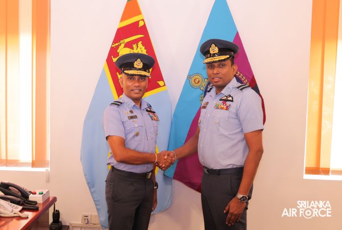 CHANGE OF COMMAND OF SLAF BASE ANURADHAPURA