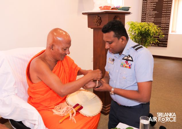 CHANGE OF COMMAND OF SLAF BASE ANURADHAPURA