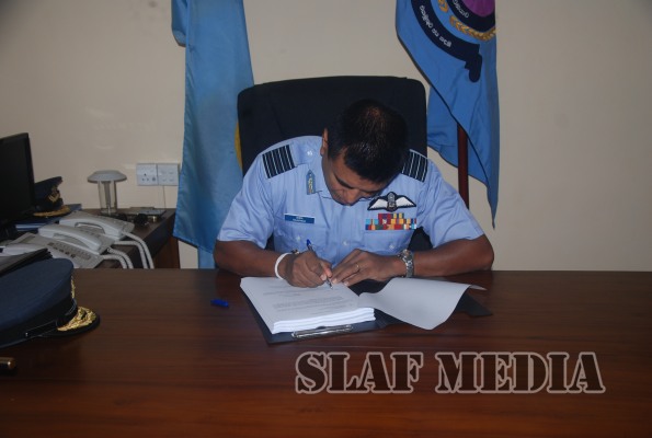 Chang of Command SLAF Base Vavuniya