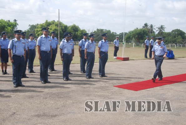 Chang of Command SLAF Base Vavuniya