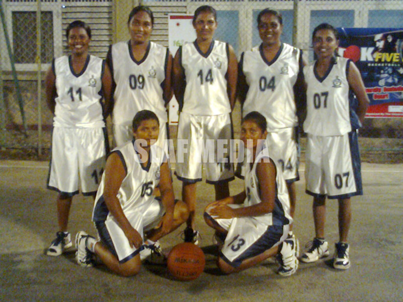 Sri Lanka Air Force Dominated The 5 A Side Basket Ball Tournament