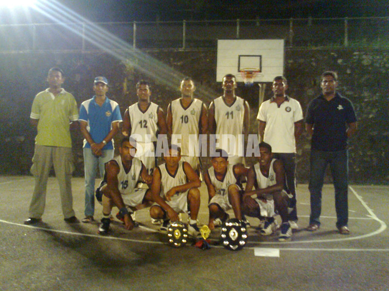 Sri Lanka Air Force Dominated The 5 A Side Basket Ball Tournament
