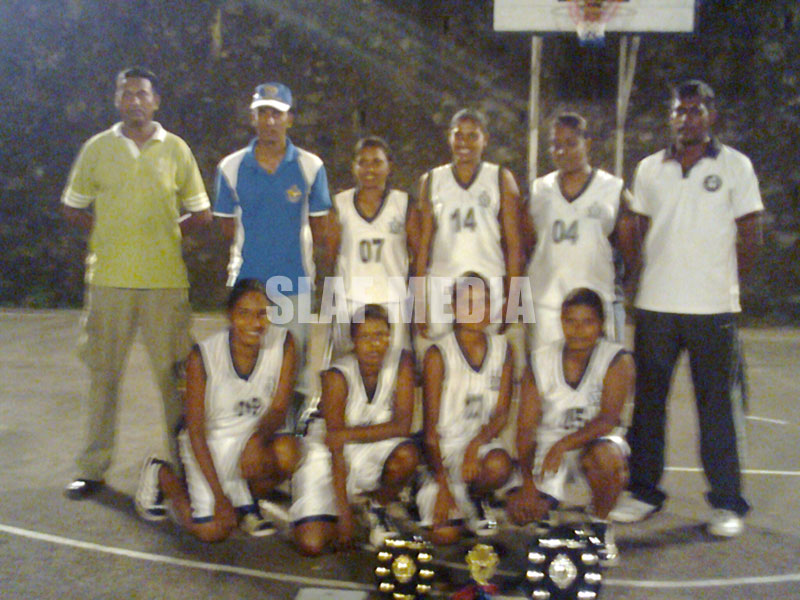 Sri Lanka Air Force Dominated The 5 A Side Basket Ball Tournament