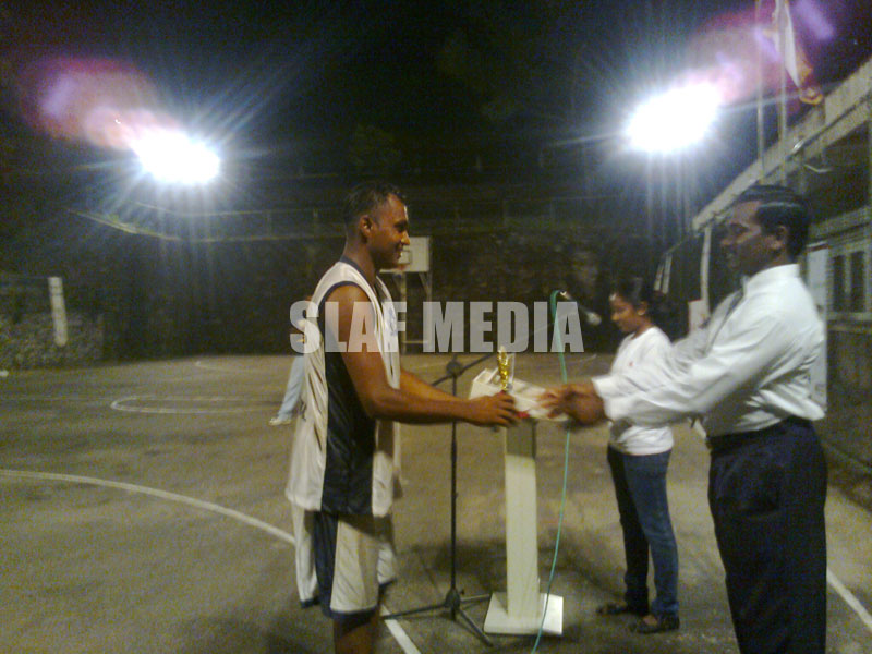 Sri Lanka Air Force Dominated The 5 A Side Basket Ball Tournament