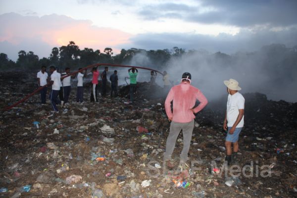 Air Force Fire Fighters at Task