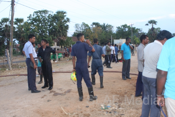 Air Force Fire Fighters at Task