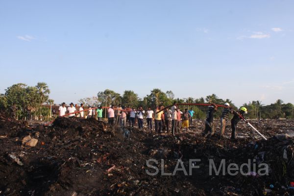 Air Force Fire Fighters at Task