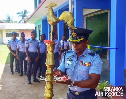 SLAF STATION BATTICALOA ENHANCES EDUCATION INFRASTRUCTURE