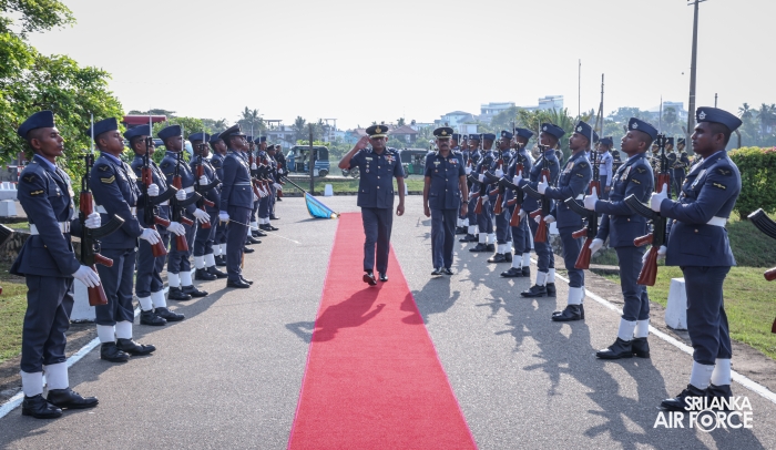 ANNUAL COMMANDER'S INSPECTION AT SLAF STATION BATTICALOA