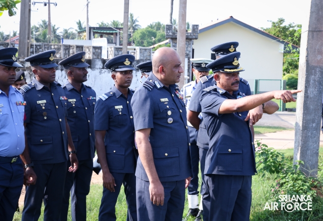ANNUAL COMMANDER'S INSPECTION AT SLAF STATION BATTICALOA