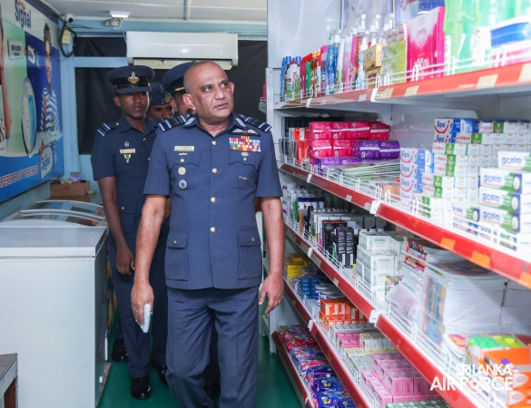 ANNUAL COMMANDER'S INSPECTION AT SLAF STATION BATTICALOA