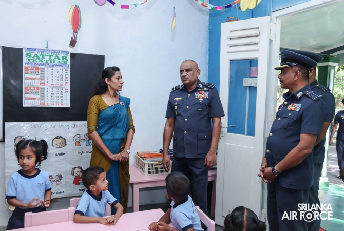 ANNUAL COMMANDER'S INSPECTION AT SLAF STATION BATTICALOA