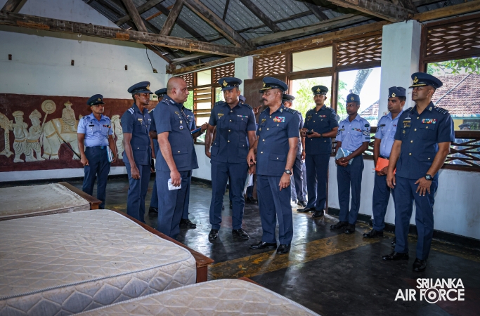 ANNUAL COMMANDER'S INSPECTION AT SLAF STATION BATTICALOA