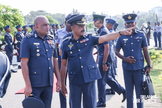 ANNUAL COMMANDER'S INSPECTION AT SLAF STATION BATTICALOA