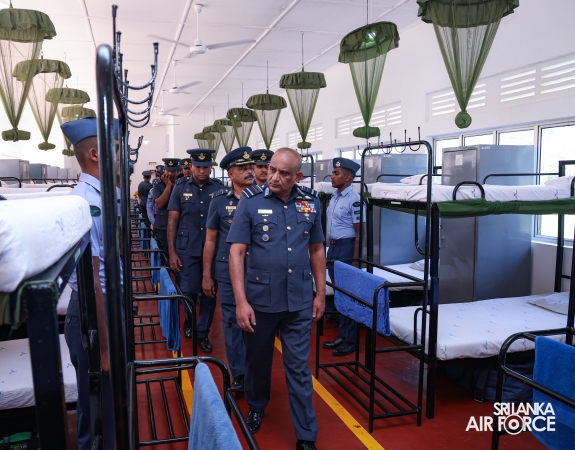 ANNUAL COMMANDER'S INSPECTION AT SLAF STATION BATTICALOA