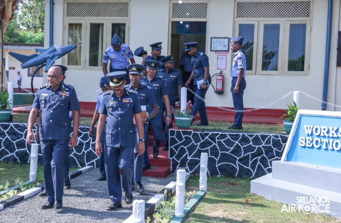 ANNUAL COMMANDER'S INSPECTION AT SLAF STATION BATTICALOA