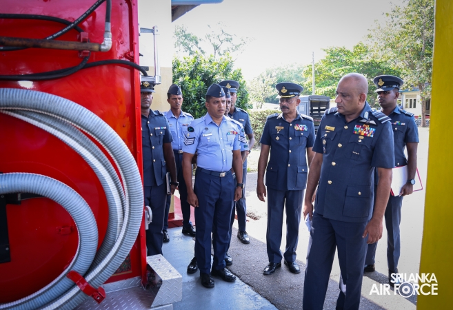 ANNUAL COMMANDER'S INSPECTION AT SLAF STATION BATTICALOA