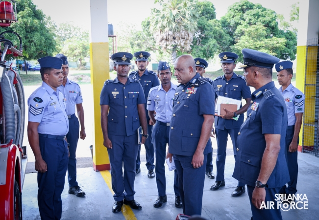 ANNUAL COMMANDER'S INSPECTION AT SLAF STATION BATTICALOA