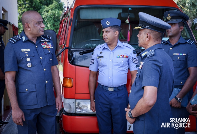 ANNUAL COMMANDER'S INSPECTION AT SLAF STATION BATTICALOA