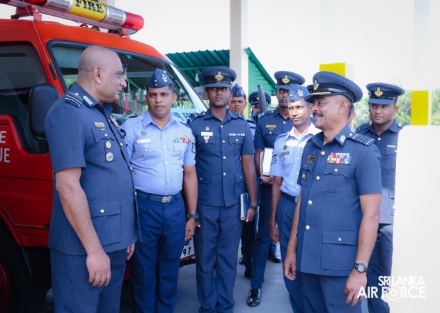 ANNUAL COMMANDER'S INSPECTION AT SLAF STATION BATTICALOA