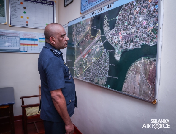 ANNUAL COMMANDER'S INSPECTION AT SLAF STATION BATTICALOA