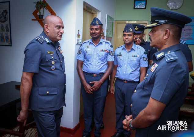 ANNUAL COMMANDER'S INSPECTION AT SLAF STATION BATTICALOA