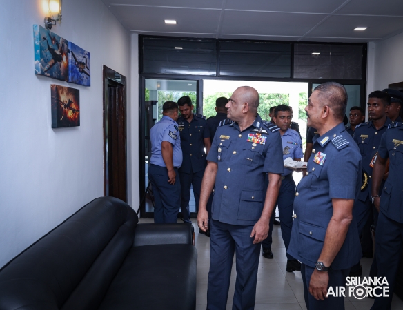 ANNUAL COMMANDER'S INSPECTION AT SLAF STATION BATTICALOA