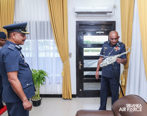 ANNUAL COMMANDER'S INSPECTION AT SLAF STATION BATTICALOA