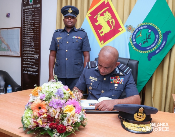 ANNUAL COMMANDER'S INSPECTION AT SLAF STATION BATTICALOA