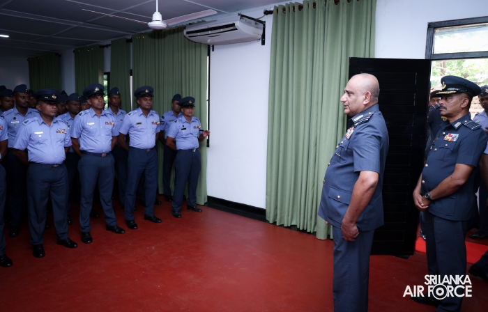 ANNUAL COMMANDER'S INSPECTION AT SLAF STATION BATTICALOA