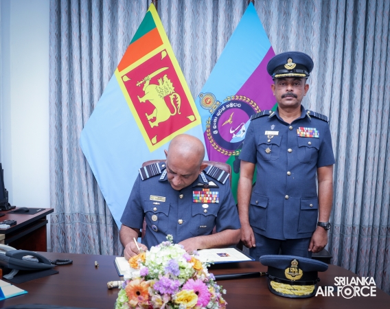 ANNUAL COMMANDER'S INSPECTION AT SLAF STATION BATTICALOA
