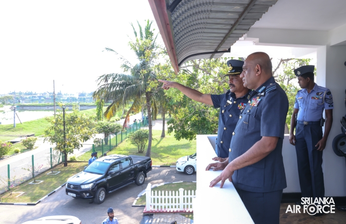 ANNUAL COMMANDER'S INSPECTION AT SLAF STATION BATTICALOA
