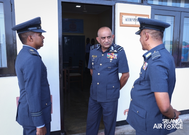 ANNUAL COMMANDER'S INSPECTION AT SLAF STATION BATTICALOA