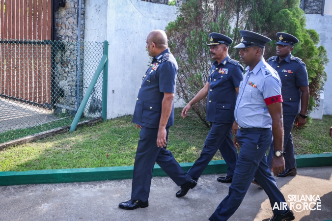 ANNUAL COMMANDER'S INSPECTION AT SLAF STATION BATTICALOA