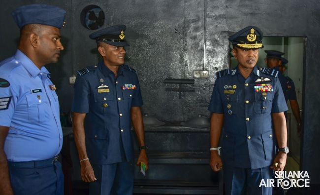 COMMANDER’S INSPECTION AT SLAF STATION BATTICALOA