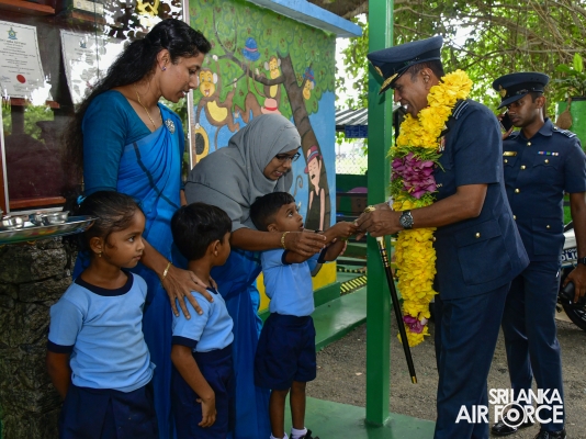 COMMANDER’S INSPECTION AT SLAF STATION BATTICALOA
