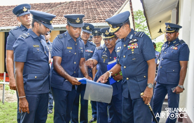 COMMANDER’S INSPECTION AT SLAF STATION BATTICALOA
