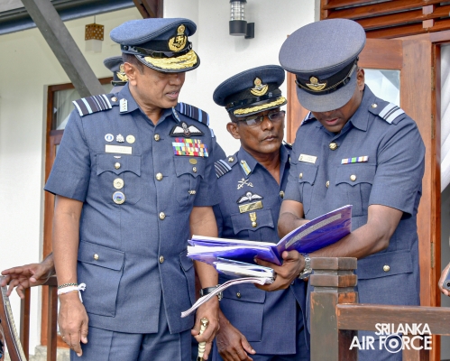 COMMANDER’S INSPECTION AT SLAF STATION BATTICALOA