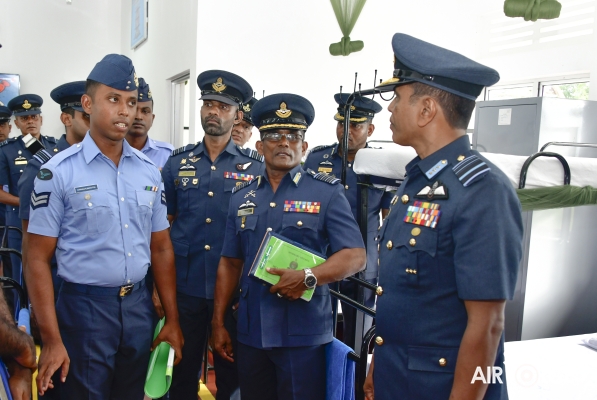 COMMANDER’S INSPECTION AT SLAF STATION BATTICALOA