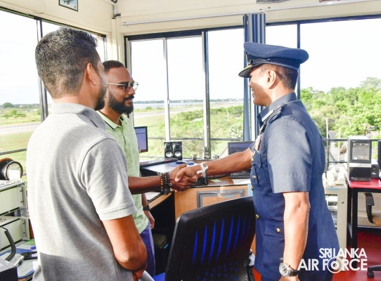 COMMANDER’S INSPECTION AT SLAF STATION BATTICALOA