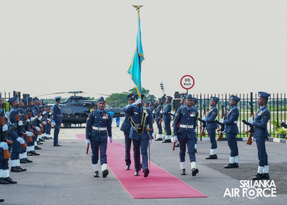 COMMANDER’S INSPECTION AT SLAF STATION BATTICALOA