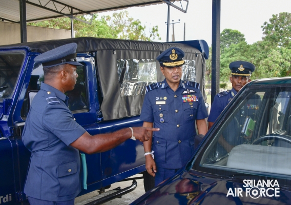 COMMANDER’S INSPECTION AT SLAF STATION BATTICALOA