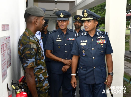 COMMANDER’S INSPECTION AT SLAF STATION BATTICALOA