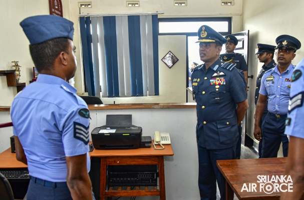 COMMANDER’S INSPECTION AT SLAF STATION BATTICALOA