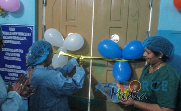 Casualty Operating Theater at the Batticaloa Teaching Hospital renovated by SLAF Station Batticaloa