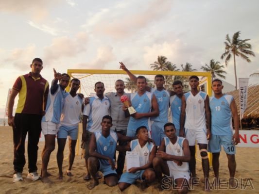 SLAF Men's Handball Team Champ's at Rotary Beach Handball Festival
